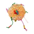 thumbnail image 3 of lionlar Bird Chewing Toy Multicolor Bird Brushed Straw Rope Toy for Macaws Parakeet Chew, 3 of 9