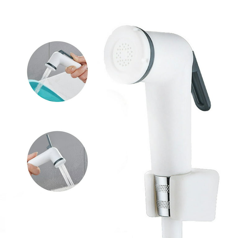 PRINxy Hand Held Bidet Attachment For Toilet – 4 Ft Hose Handheld Bidet  Sprayer For Toilet – Toilet Bidet Sprayer For Intimates Care– Bathroom  Accessories white 