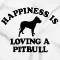 thumbnail image 2 of Happiness Loving A Pitbull Rescue Dog Plus Size Crewneck Graphic Tee Shirt Brisco Brands 3X, 2 of 4