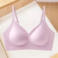 thumbnail image 6 of Daiosportswear Seamless Wireless Bra for Women Comfort Adjustable Strap Camisoles No Underwire Full Coverage Everyday Bras Purple XL(XL), 6 of 6