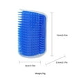 thumbnail image 2 of US Pet Cat Self Groomer Brush Wall Corner Mount Grooming Massage Comb Toy Catnip, 2 of 4