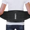 thumbnail image 2 of Cinturón de soporte de cintura de doble presión, transpirable, de alta elasticidad y para trabajo de levantamiento de pesas deportivo Cinturón con almohadilla de cintura extraíble, 2 of 5