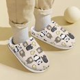 thumbnail image 3 of Whosucclay Cotton Slippers for Boys Girls Winter Warm Memory Foam Cotton Home Slippers Soft Slip on House Slippers Indoor Outdoor Shoes, 3 of 6