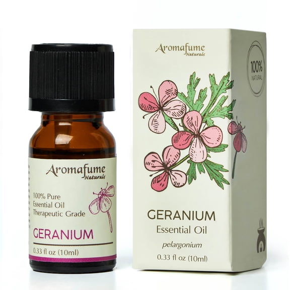 AROMAFUME Geranium Essential Oil - 100% Natural