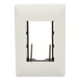 thumbnail image 1 of Placa 3 Módulos Plástico Blanco Estévez Alpha, 1 of 3
