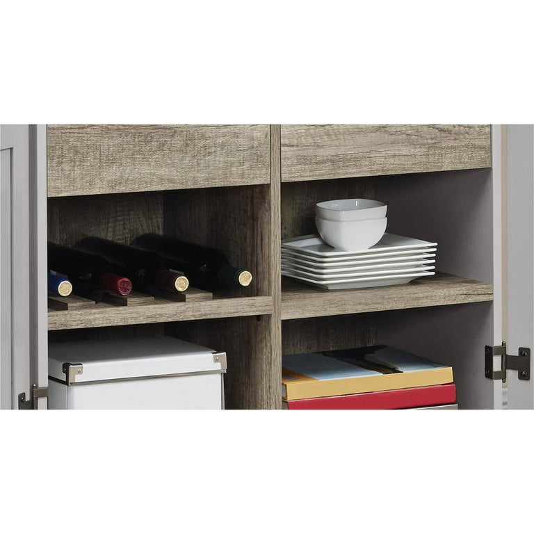 Better Homes Gardens Langley Bay 64 Storage Cabinet Gray Walmart