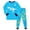 Sky Blue, variant on Xudanell Little Big Boys Girls Pajamas Set Kids PJs 100% Cotton Sleepwear Blue,Size 5-6 Years