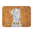 thumbnail image 1 of Carolines Treasures LH9444RUG White Great Dane Wipe your Paws Machine Washable Memory Foam Mat, 1 of 4