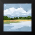 thumbnail image 2 of Barnes, Victoria 12x12 Black Modern Framed Museum Art Print Titled - Lakeside Study IV, 2 of 5