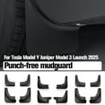 thumbnail image 6 of Mud Flaps for Model Y Juniper 2025 - Weather-Resistant, Easy Install, Full Coverage, 6 of 8
