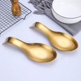 thumbnail image 1 of Stainless Steel Spoon Rests for Kitchen Counter - Set of 2, Heavy Duty and Dishwasher Safe, 1 of 5