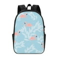 thumbnail image 2 of YFYANG 17" Laptop Backpack, Blue Flamingo Pattern Fashion Travel Work Backpack with USB and Headphone Cable Interface for Men and Women, 2 of 8
