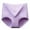 Purple, variant on BLVB High Waisted Panties Women's Cotton Underwear Full Coverage Briefs Soft Breathable Stretch Underpants