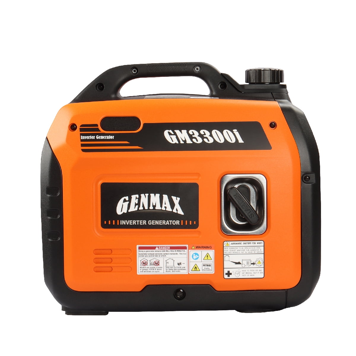 Genmax 3000W Inverter Generator, CO Detect Shutdown