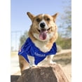 thumbnail image 2 of Pets First Collegiate Kansas Jayhawks Football/Basketball Mesh Jersey for Pet Dog. available in 40+ Teams - Large, 2 of 6