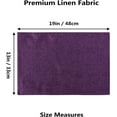 thumbnail image 4 of Placemats Set of 6 Heat Resistant Dining Table Place Mats for Kitchen Table, 12 x 18 inches, Purple, 4 of 5