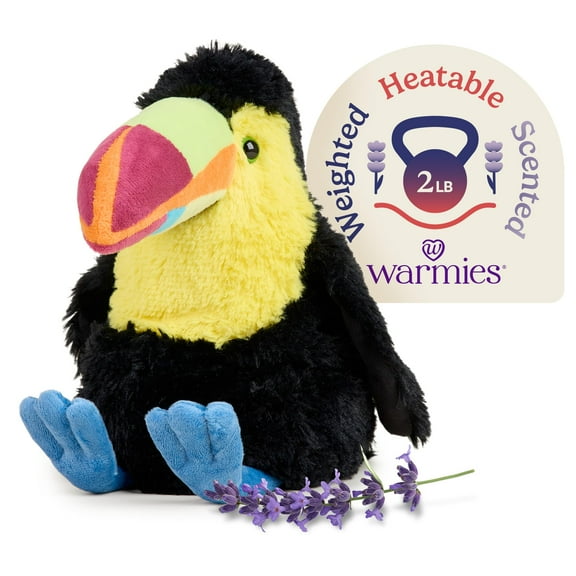 Warmies 9107891 Toucan Stuffed Animals, Multi Color