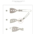 thumbnail image 3 of Stainless Cooking Utensils Bbq Spatula Foldable Spatula Cooking Shovel Portable Spatula, 3 of 5