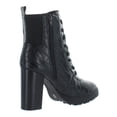 thumbnail image 2 of Steve Madden Womens Latch Leather Lace Up Platform Boots Black 7.5 Medium (B,M), 2 of 2