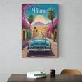 thumbnail image 6 of Colorful Piura Peru Vintage Travel Poster with Desert Vibes And Tropical Touches Canvas Poster, 6 of 8