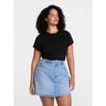 thumbnail image 2 of Scenario Women's Variegated Rib Tee with Short Sleeves, Sizes XS-XXXL, 2 of 6