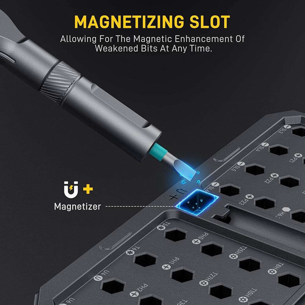 42 in 1 Magnetic Screwdriver Set, DIY Ratchet Screwdriver Set, S2 Steel Bits, Portable Compact Repair Tool Kit for Gifts, Furniture, Computer, Bicycle
