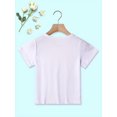 thumbnail image 2 of SECOND GRADE Print Cotton Crew Neck Short Sleeve T-Shirt For Girls, Casual Summer Tee, Breathable & Lightweight Top, 2 of 7