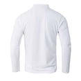 thumbnail image 4 of Fabrcox Men Long Sleeve Polo Shirts Lapel Collar Button Down Mens Henley Shirts Summer Outdoor Athletic Men Golf Shirt with Pocket, 4 of 4