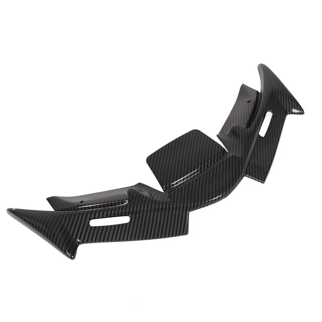 Alerón de carenado delantero de motocicleta ABS resistente al desgaste, repuesto de alerón aerodinámico para YZF R15 V4 2022 y posteriores, estilo fibra de carbono