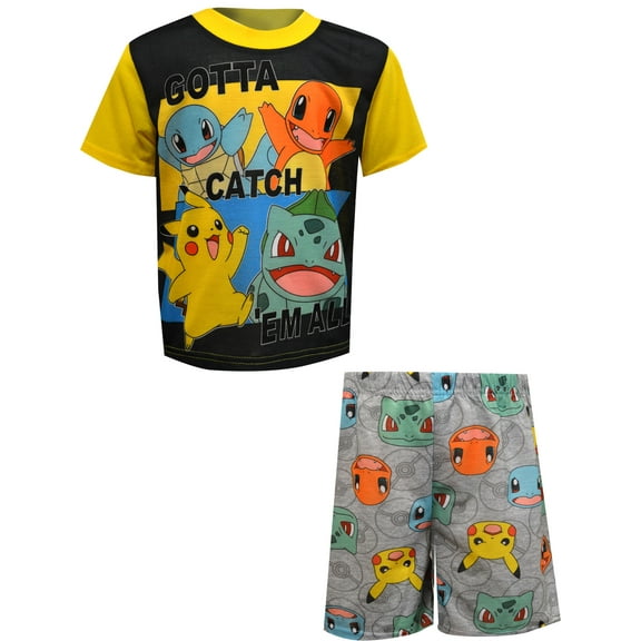 Pokemon Boys Pokemon Gotta Catch Em All Warm Weather Pajamas (4)
