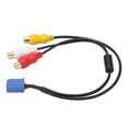 thumbnail image 3 of Video Audio Converter Cord, Temperature Resistant Wear Resistant Durable ABS Video AV Component Adapter Cable 6 Pin 3040 Port  For DVD Navigation Headunit, 3 of 8