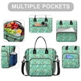 thumbnail image 2 of Pioneer Flower Floral Print Pattern Womens Lunch Box for Work,Insulated Large Lunch Bag,Leakproof Adult Lunch Bag for Work,Beach,Travel,Picnic,Camping, 2 of 6