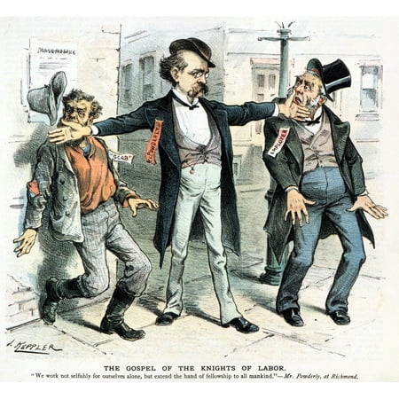 powderly employer posterazzi namerican terence keppler scab 1886