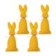 thumbnail image 2 of Xihbxyly Adornos Colgantes de Conejito de Pascua, de Tela de Algodón Suave, con Un Bonito Diseño de Cuadros y Rayas, Ideales para Mesa o Jardín, para Fiestas, Juego de 4, 18 X 8 Cm Cada Uno., 2 of 6