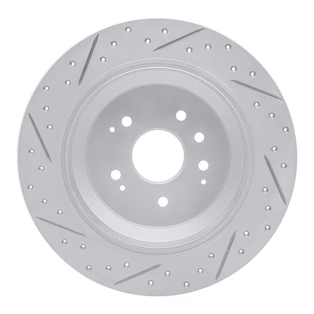 Dynamic Friction Company 830-58028R DFC Geoperformance Rotor - Drilled and Slotted