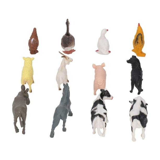 Mini Figurines D'animaux De Ferme, Détails Fins, Modèles D'animaux