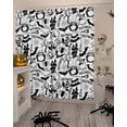 thumbnail image 4 of Halloween Decoration Shower Curtain Set ，Waterproof Fabric Shower Curtains Bat Witch Black Vintage Decoration Shower Curtains for Bathroom,Bathroom Decor 36"x72", 4 of 6