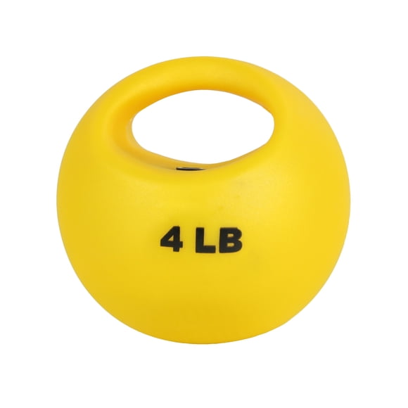 Medicine Ball CanDo 10-3291 One Handle 1.8kg Latex Free Yellow