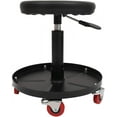 thumbnail image 2 of ECCPP Adjustable Rolling Stool Chair for Garage with Tool Tray with 300lbs Capacity Black, 2 of 7