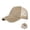 Khaki, variant on Washed Light Elastic Band Ponytail Baseball Mesh Cap Tongue Sun Hat Adjustable Breathable Sports Distressed Denim Unstructured Snapback