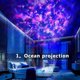thumbnail image 3 of Proyector de luz nocturna Ocean Star Sky para niños, proyector de constelaciones, 360, 3 of 5
