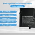thumbnail image 2 of Batería de portátil Hubei 7.6 V 37 Wh HP Stream 11 Serie, 2 of 6