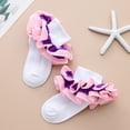 thumbnail image 4 of rygai 1 Pair Baby Socks Cute Comfortable Cotton Girls Princess-style Slip Socks with Ruffle Daily Wear,Blue, 4 of 8