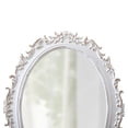 thumbnail image 2 of Sintosin Wood Wall Mirror, White Vintage Ornate Oval Mirror with Gold Accents, Baroque Style Decorative Accent Mirror for Living Room, Bedroom, Entryway, 2 of 10