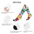 thumbnail image 5 of Picia Colorful Abstract Bumper Cars Printed Sports Compression Socks - 15-20mmHg Graduated Compression, High-Performance Soft and Breathable Socks for Men and Women, 5 of 5