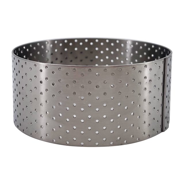 Tart Ring de Buyer, redondo, perforado, 7,6 cm de diámetro y 3,5 cm de altura