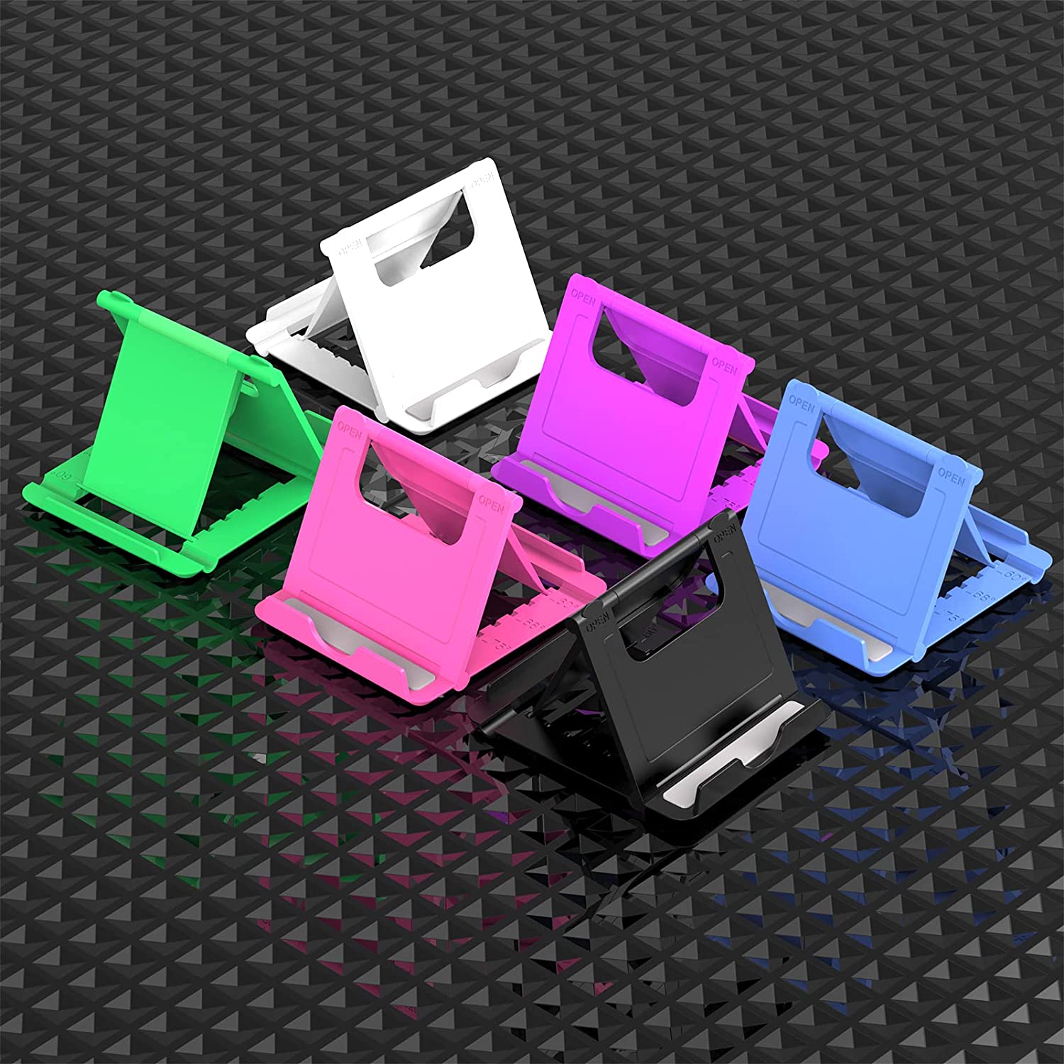 USTOP 6-Pack Universal Foldable Phone Stand for Desk photo 6
