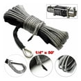 thumbnail image 2 of 15M 6mm Winch Rope String Line Cable 10000LBS Synthetic Towing Rope Car Wash Maintenance String For ATV UTV Off-Road Car Tools ,Easy to Carry, 2 of 7