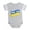 Heather Gray, variant on CafePress - Pray For Ukraine - Cute Infant Baby Football Bodysuit