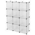 thumbnail image 7 of Ktaxon DIY 12-Cube Closet Storage Organizer Wardrobe for Bedroom Living Room with Doors, 7 of 7